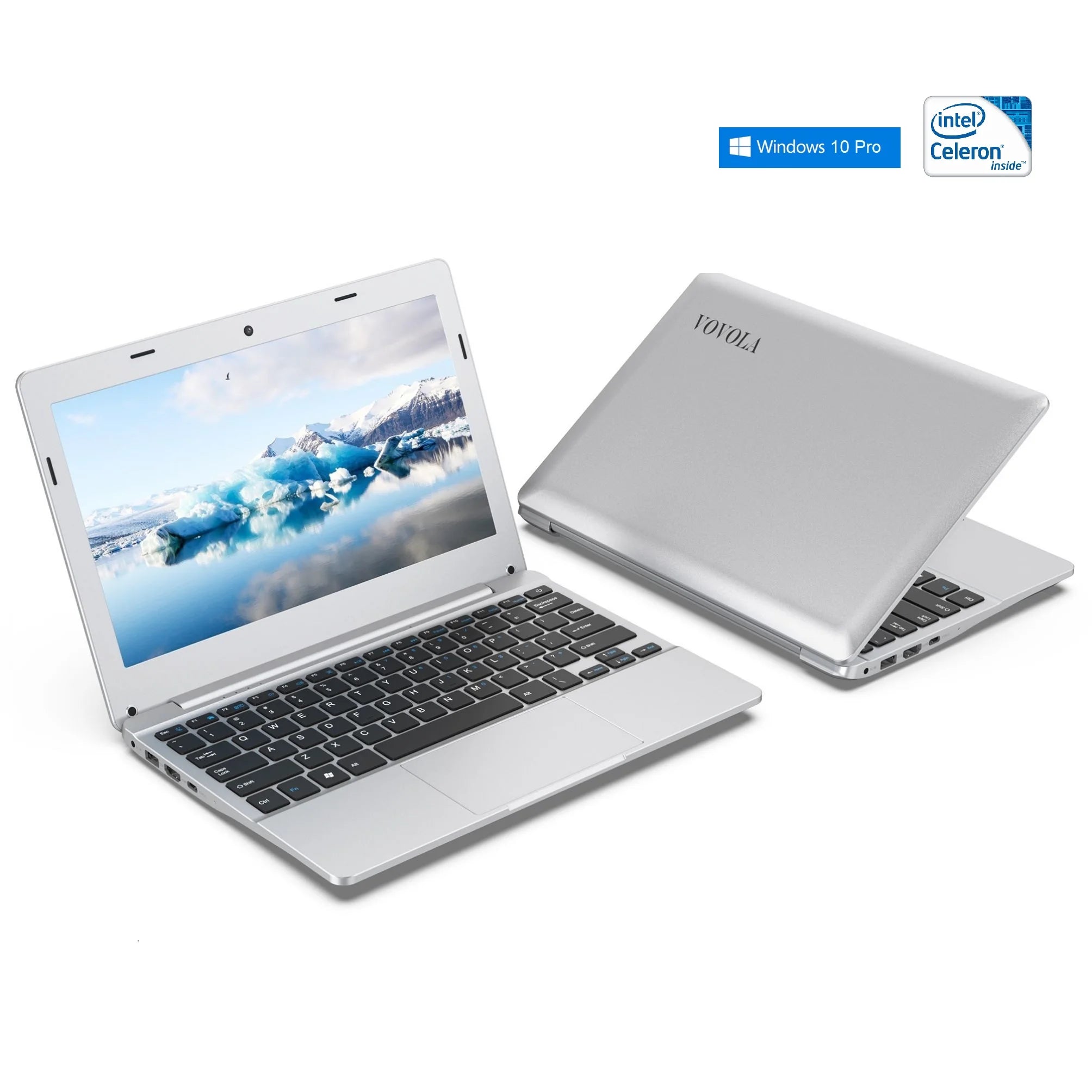 11.6" FHD Laptop, Intel J4105, 8GB RAM, 64GB EMMC, Win10 Pro, USB 3.1, Type-C, HDMI, WiFi, 5000mAh, OEM Support for Resellers