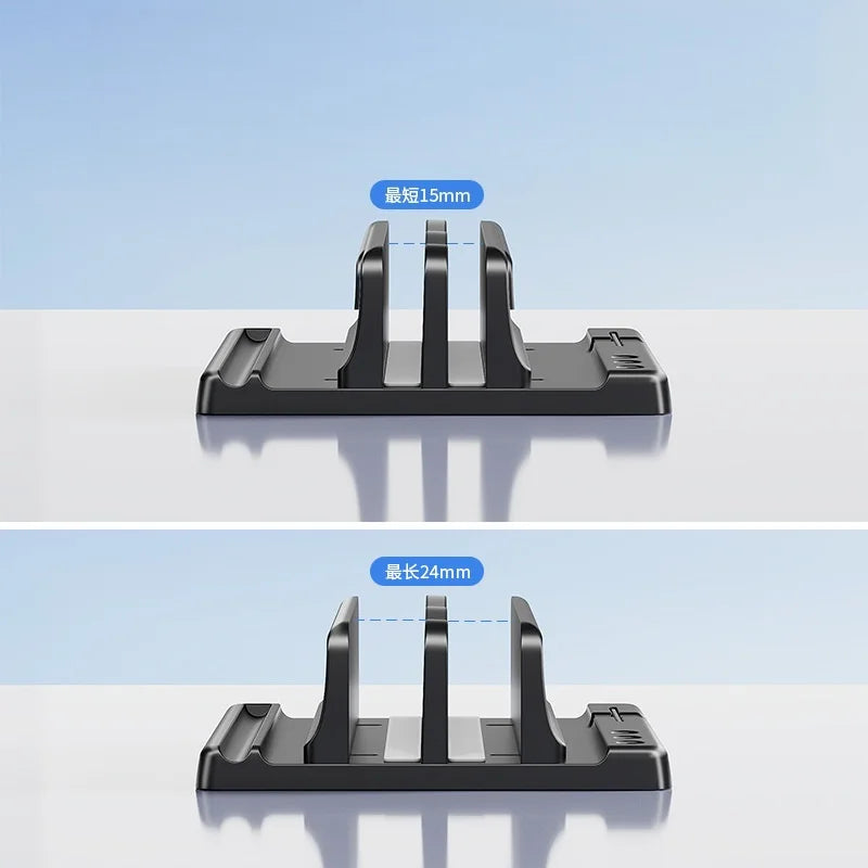 Office Laptop Stand Save Desktop Space Easy To Place Computer Accessories Scalable Width Office Desk Storage