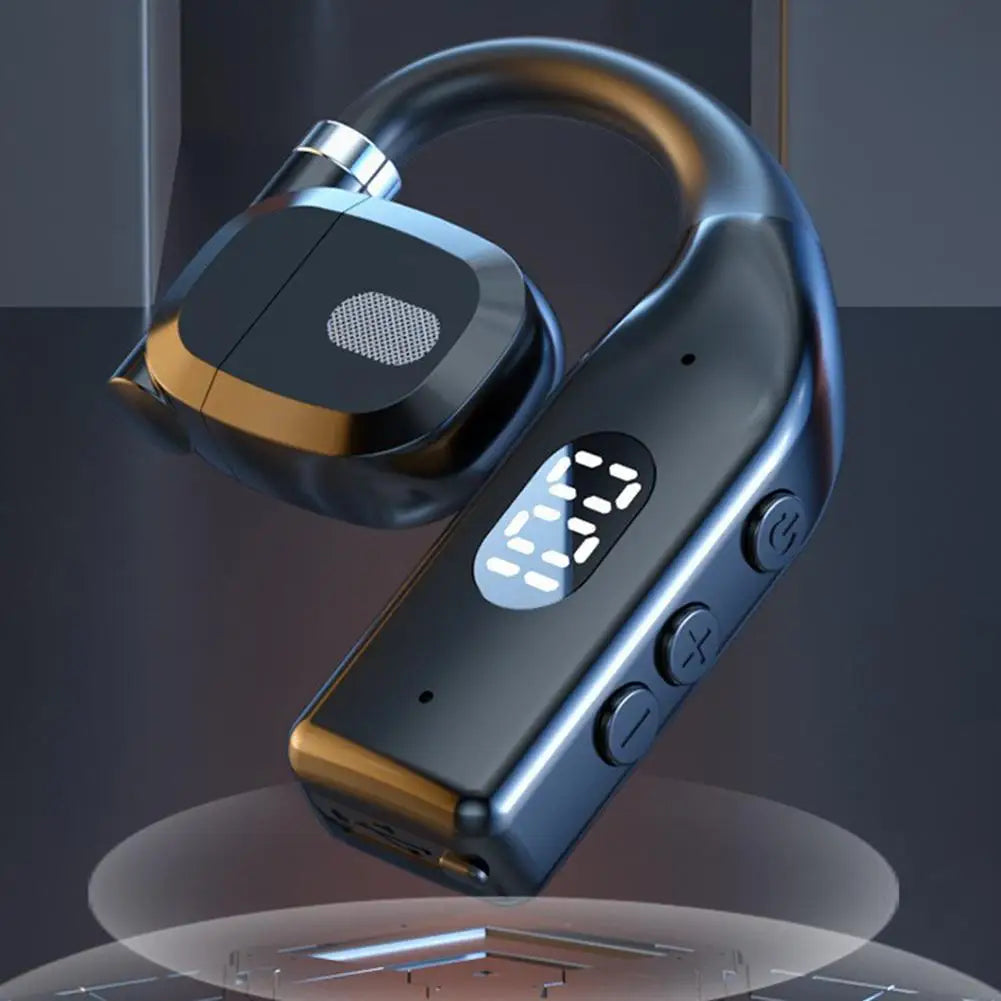 1-2Earhooks Wireless Bluetooth 5.4 Headphones Gaming Sports Headset HiFi Stereo Noise Reduction Earbuds Earphone With Microphone