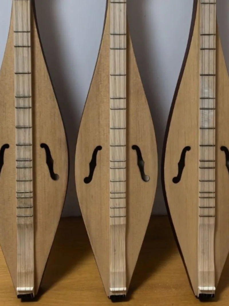 American 4stringed Instrument Dulcimer Easy Learn Niche Guitar Playing Singing Musical Instruments Accompaniment Accessories