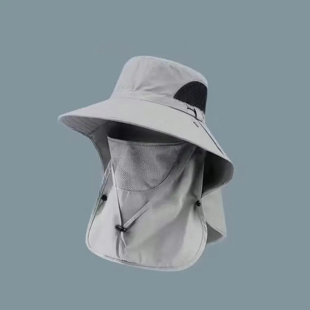 Fishing Caps Caps Mask Set Bucket Hat Sunscreen UV Protection Fisherman Hat Neck Headband Visor Sun Hat Outdoor