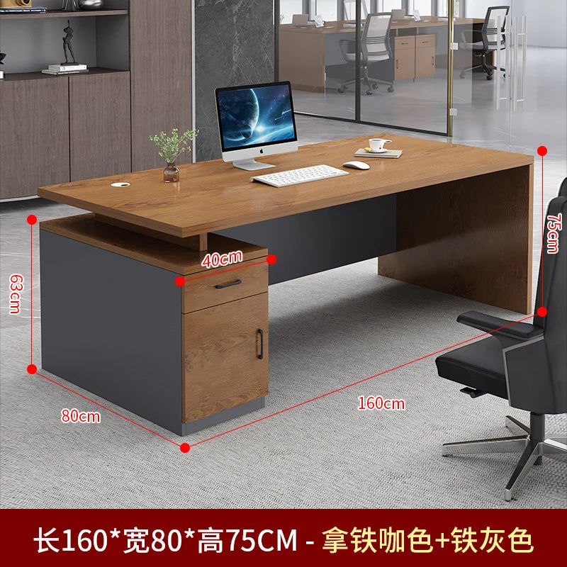 Bedroom Modern Office Desk Design Storage Luxury Fashionable Office Desk Classic Working Biurko Do Komputera Home Accessories