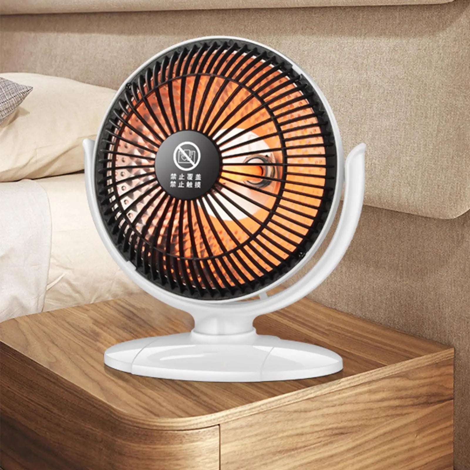 Small Desk Heater 200W Portable Appliances Lightweight Desk Space Heater For Office Home Bedroom Indoor Bathroom Living Room