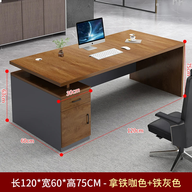 Bedroom Modern Office Desk Design Storage Luxury Fashionable Office Desk Classic Working Biurko Do Komputera Home Accessories