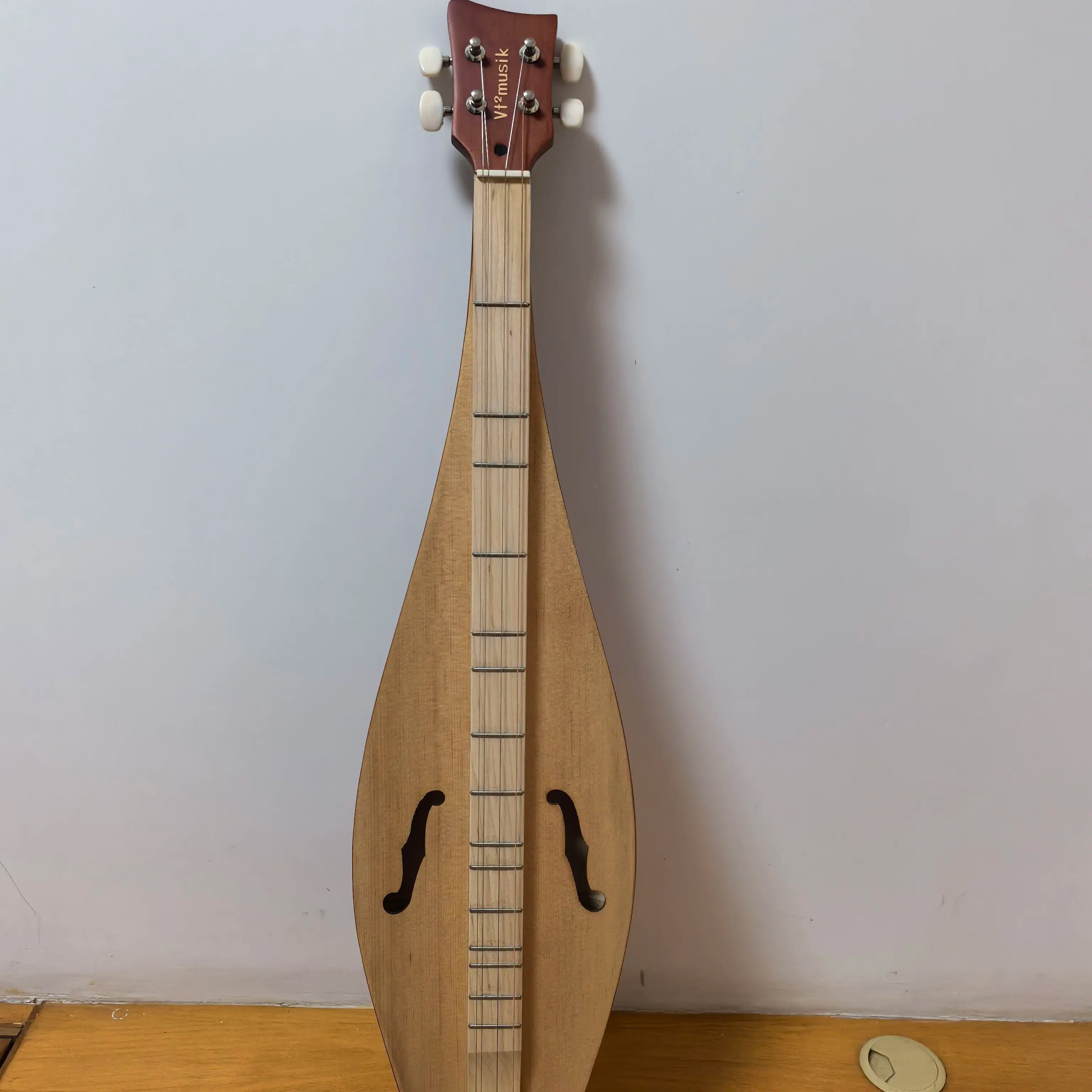 American 4stringed Instrument Dulcimer Easy Learn Niche Guitar Playing Singing Musical Instruments Accompaniment Accessories