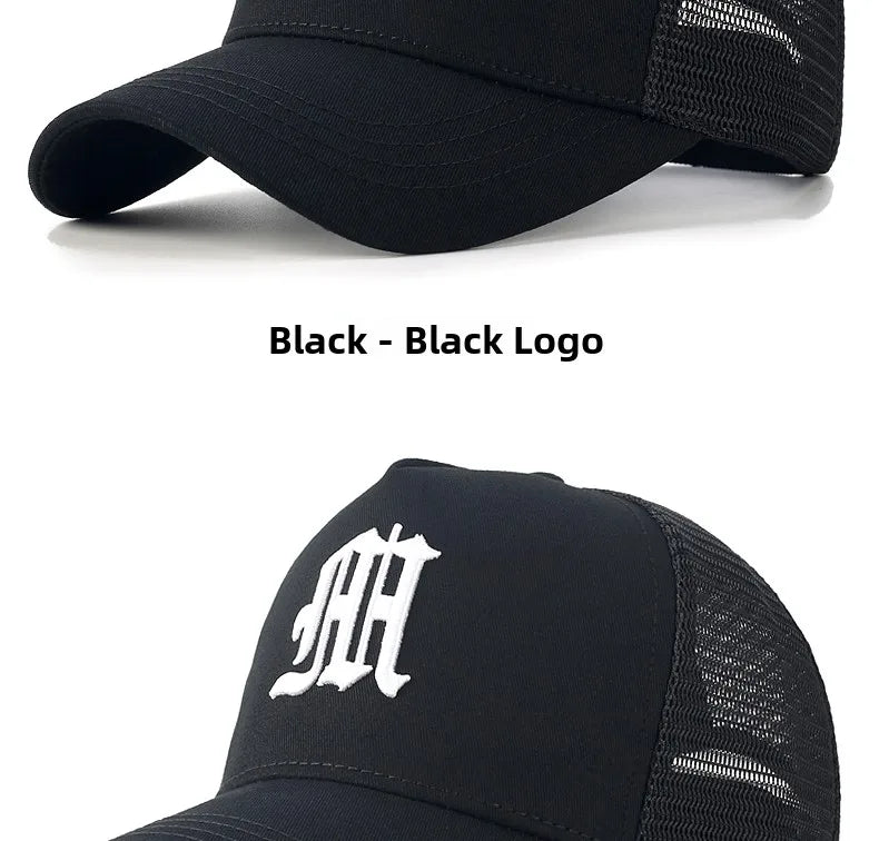 High-Crown Baseball Cap Men's Summer Faion Brand Face Slimming Hard-Top Wide-Eyelid Sun Protection Youth All Seasons Cotton...