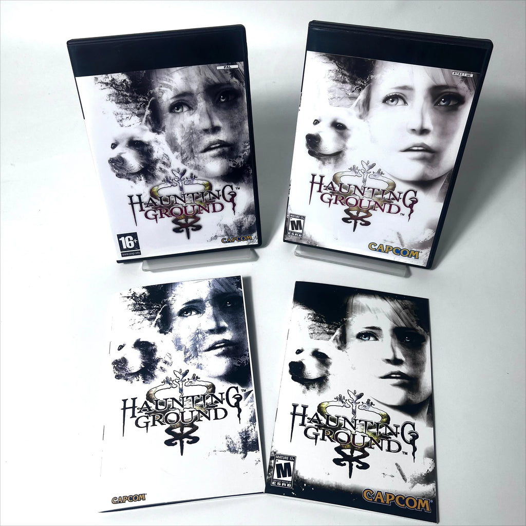PS 2 Haunting Ground With Manual Copy CD Disc Digital burning disc Retro Video Game For direct reading Unlock Console Station