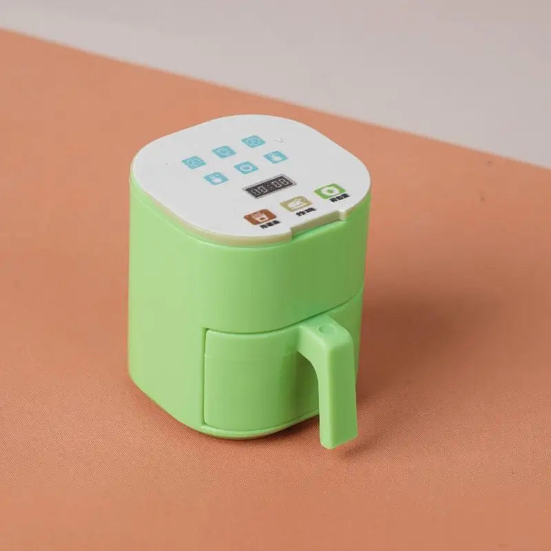 1/12 Dollhouse Simulation Miniature Kitchen Appliances Model Dollhouse Air Fryer Beverage Machine Oven Rice Cooker Ornaments
