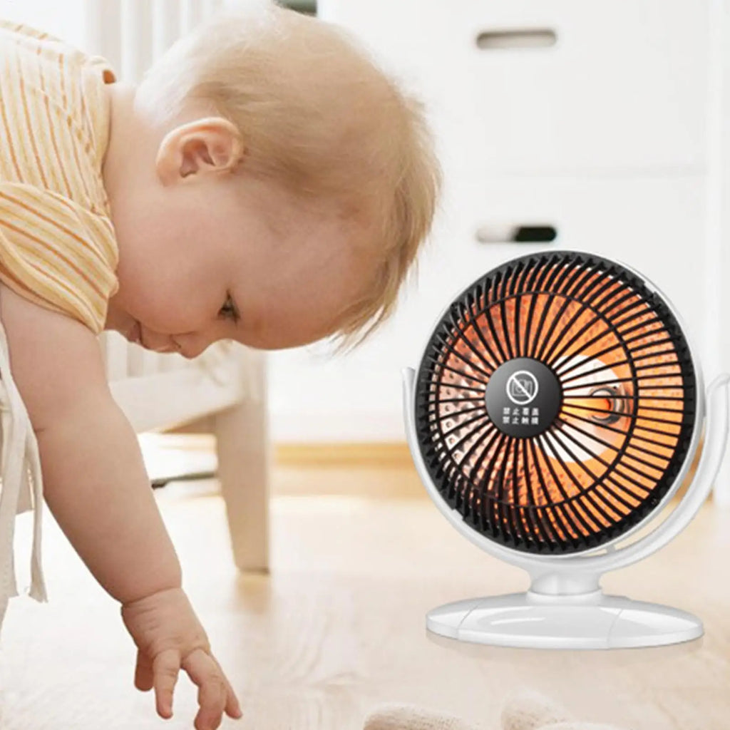 Small Desk Heater 200W Portable Appliances Lightweight Desk Space Heater For Office Home Bedroom Indoor Bathroom Living Room