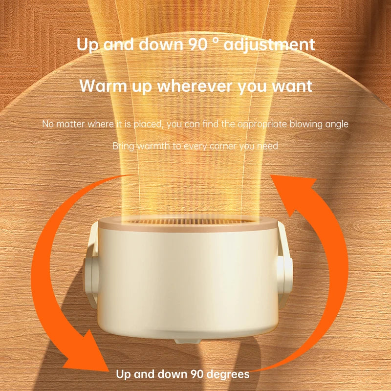 Portable Desktop Heater Electric Heater Hot Air Blower Fan Heater Mini Radiator Office Room Home Appliance Warmer Low Consumptio