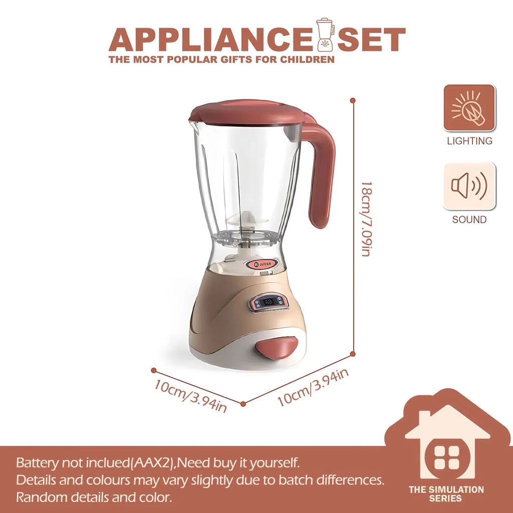 Kids Kitchen Toy Set Mini simulation Household Appliances Toys for children Pretend Play House Interactive Toys for Girls Boys