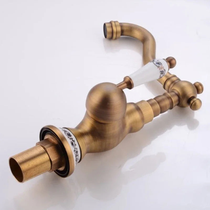 Household bathroom, washbasin, countertop basin, hot and cold rotating faucet