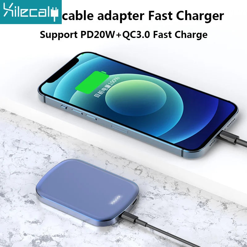 10000mAh Magnetic Power Bank Charger PD 20W Wireless Fast Charge External Battery Portable Charger for iPhone 14 13 12 Pro Max