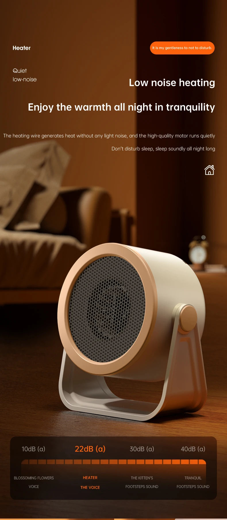 Portable Desktop Heater Electric Heater Hot Air Blower Fan Heater Mini Radiator Office Room Home Appliance Warmer Low Consumptio