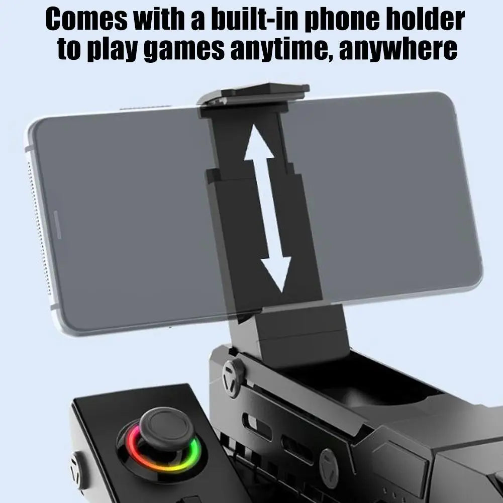 Wireless Game Gun PG-9257 For PS4 Android/iOS PC With Gyro,Vibration,Rapid Fire&RGB