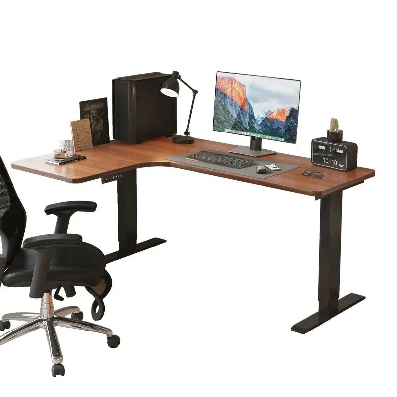 Intelligent Modern Home Office Adjustable Computer Desk Durable Ergonomics L-Shaped Corner Lifting Platform Electric Home Office
