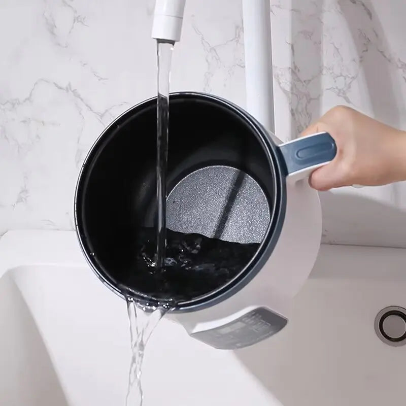 Household Electric Cooking Machine 1-2 People Hot Pot Stew Heating Eggs Soup Non-stick Pan Multifunction Electric Rice Cooker