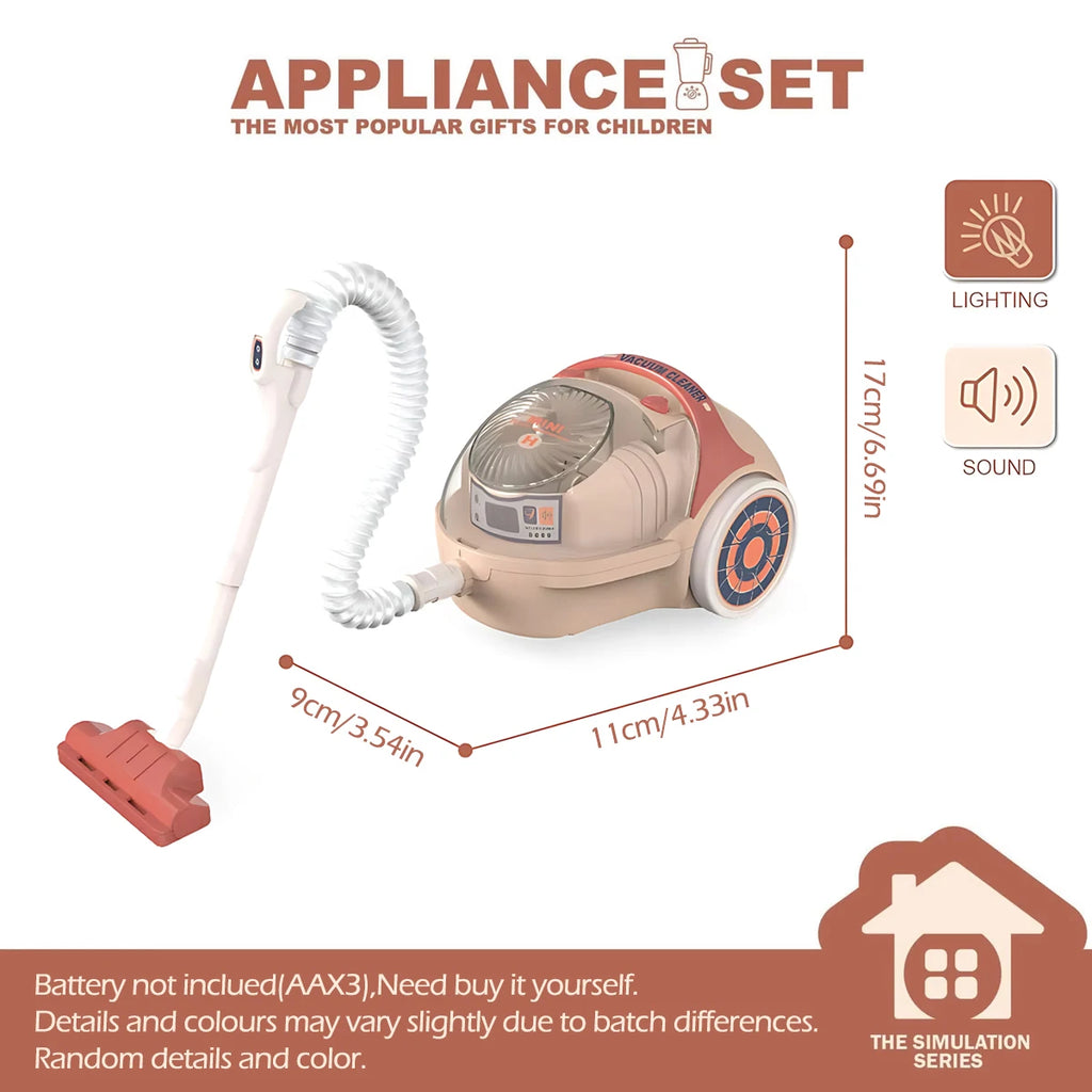 Kids Kitchen Toy Set Mini simulation Household Appliances Toys for children Pretend Play House Interactive Toys for Girls Boys