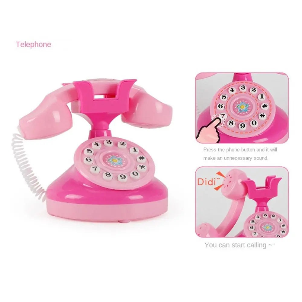 Coffee Machine Household Appliances Toys Toaster Blender Cooking Pretend Play Set Sweeper Vacuum Cleaner Kitchen Toys Boy Girl