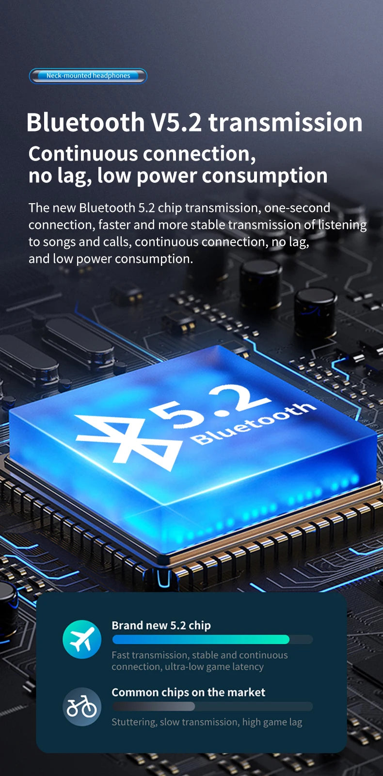 10000mAh 10000Hours Playback Wireless Bluetooth Earphones Magnetic Sports Running Headset Neckband Sport Earbuds Noise Reduction