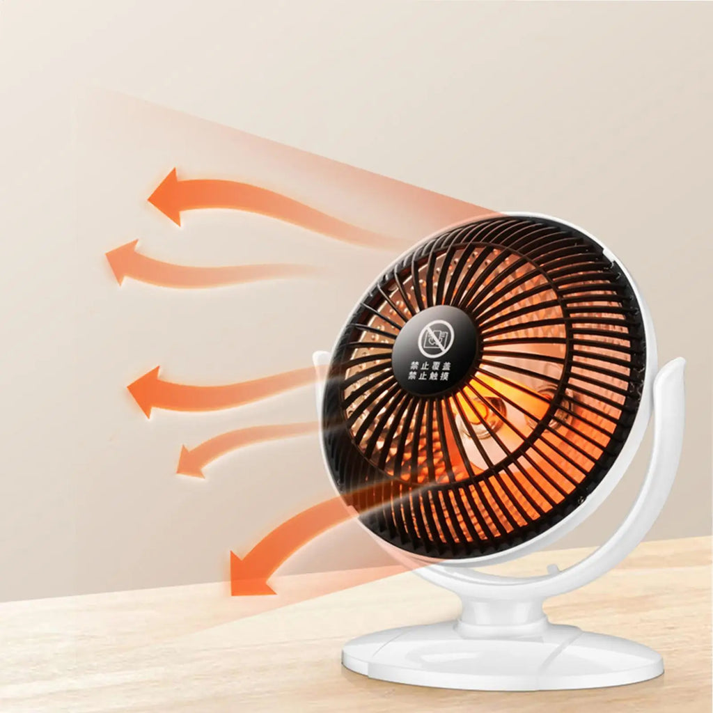 Small Desk Heater 200W Portable Appliances Lightweight Desk Space Heater For Office Home Bedroom Indoor Bathroom Living Room