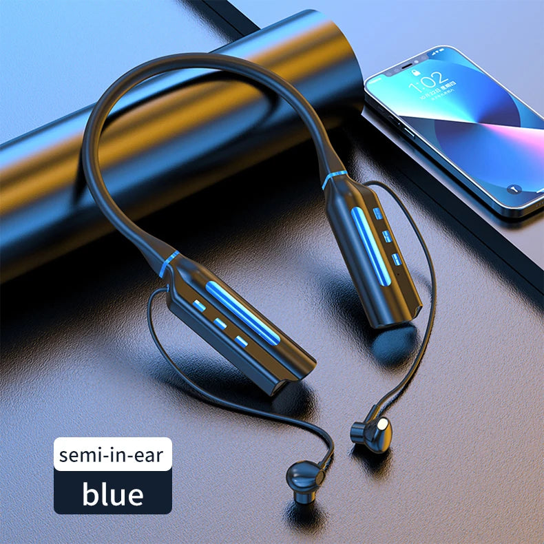 10000mAh 10000Hours Playback Wireless Bluetooth Earphones Magnetic Sports Running Headset Neckband Sport Earbuds Noise Reduction