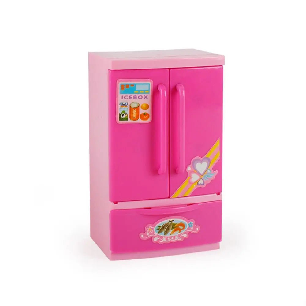 Coffee Machine Household Appliances Toys Toaster Blender Cooking Pretend Play Set with Light Sweeper Kitchen Toys For Children