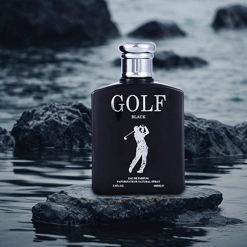 100ML 3.4FL.OZ Men's Perfume - Inspired by P.olo Black Woody Notes Eau De Toilette Spray - with Sage, Absinthe, Lemon