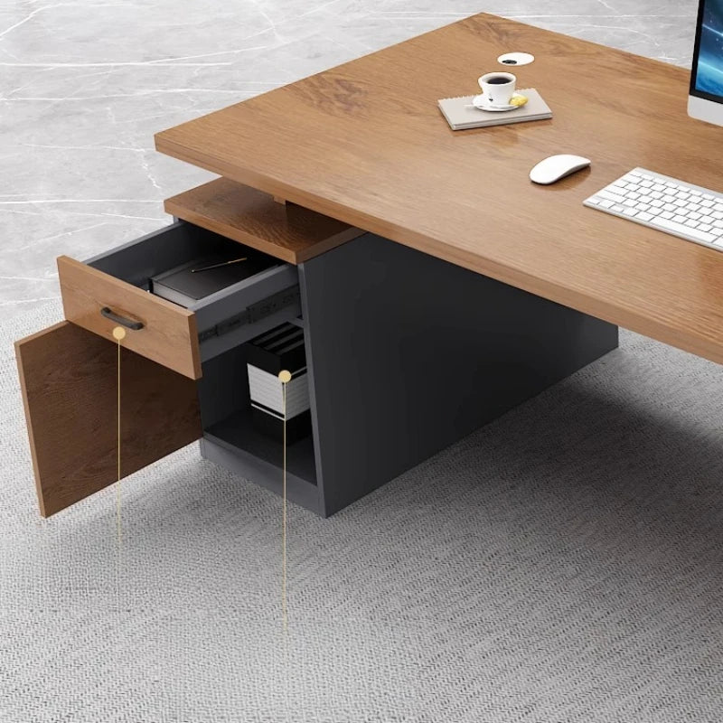 Bedroom Modern Office Desk Design Storage Luxury Fashionable Office Desk Classic Working Biurko Do Komputera Home Accessories