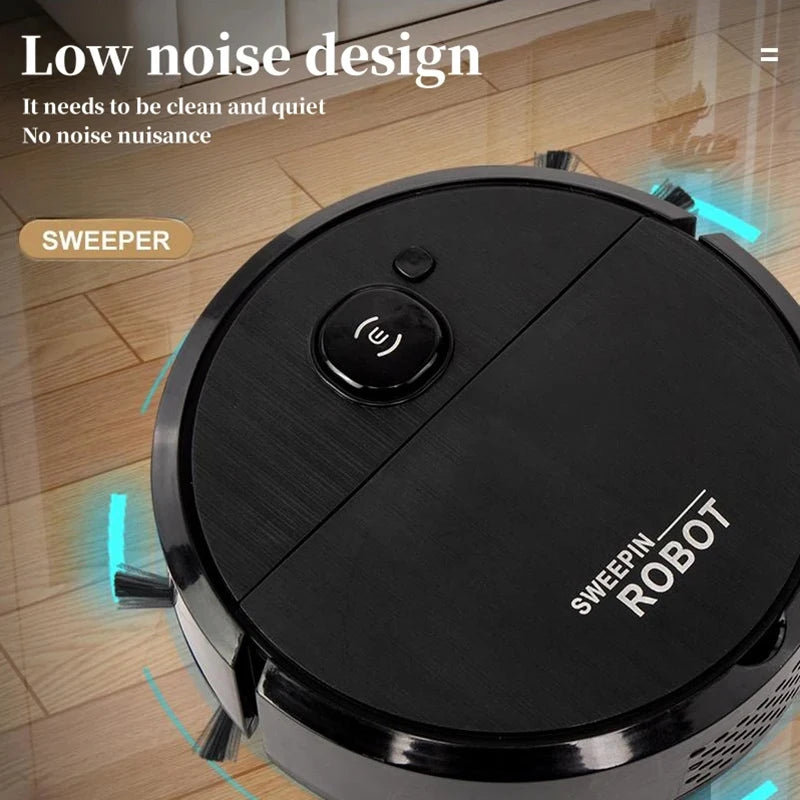 Household Sweeping Robot Three In One Intelligent Cleaning Machine Vacuum Cleaner Small Household Appliances New 2025