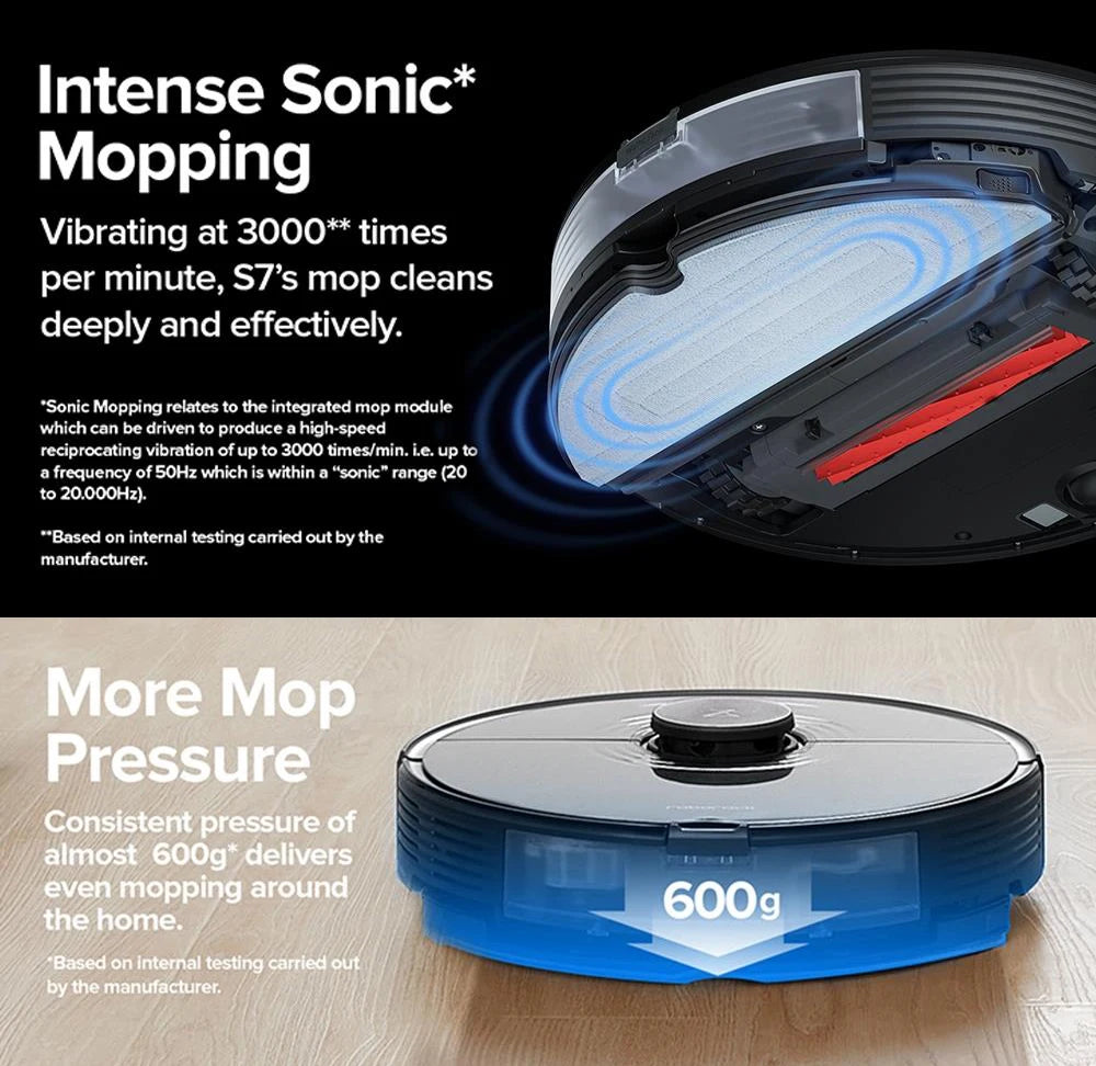 Housing Appliances Light 3-In-1 Combo Navigation Function Essential Part Replacement Strong Self Cleaning Vacuum Robot