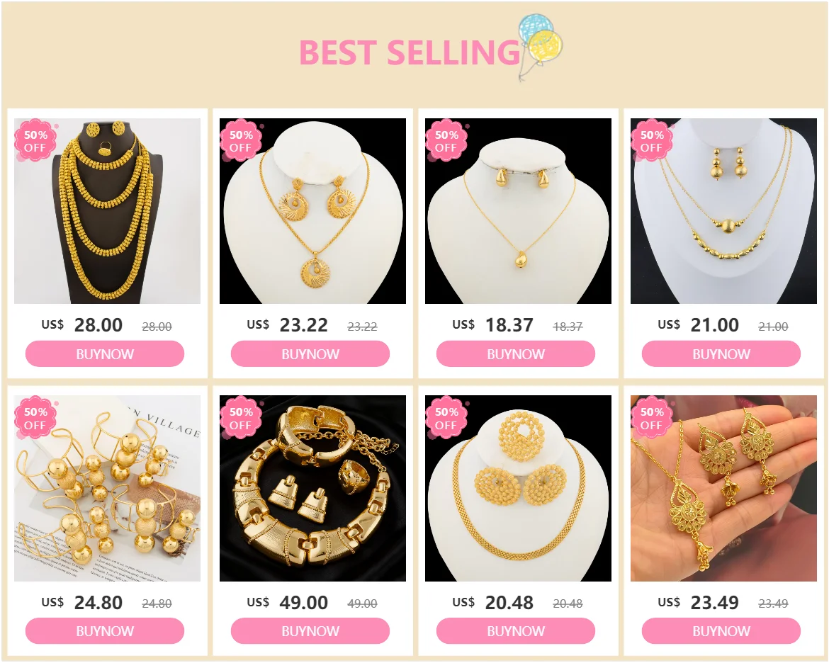 Jewelry Set for Women Luxury Pendant Necklace and Dangle Earrings Weddings Bridal Bangle Ring Set Gifts ﻿