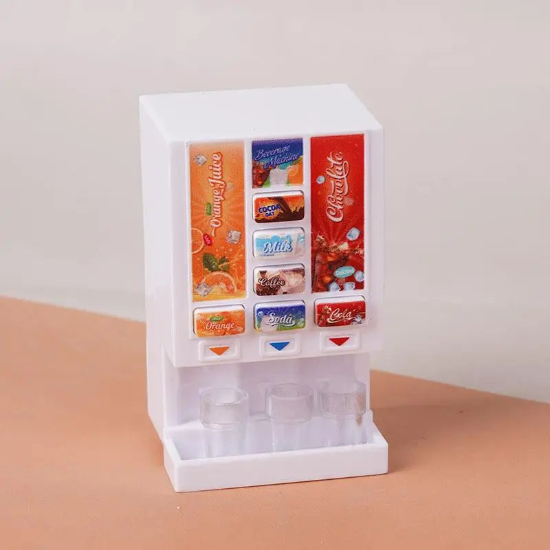 1/12 Dollhouse Simulation Miniature Kitchen Appliances Model Dollhouse Air Fryer Beverage Machine Oven Rice Cooker Ornaments