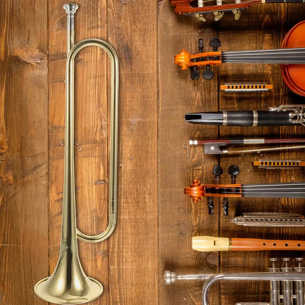 Kids Musical Instruments Metal Toddler Child Band Trumpet Early Educational Toy Youth Cornet Brass Instrument Safe Fine