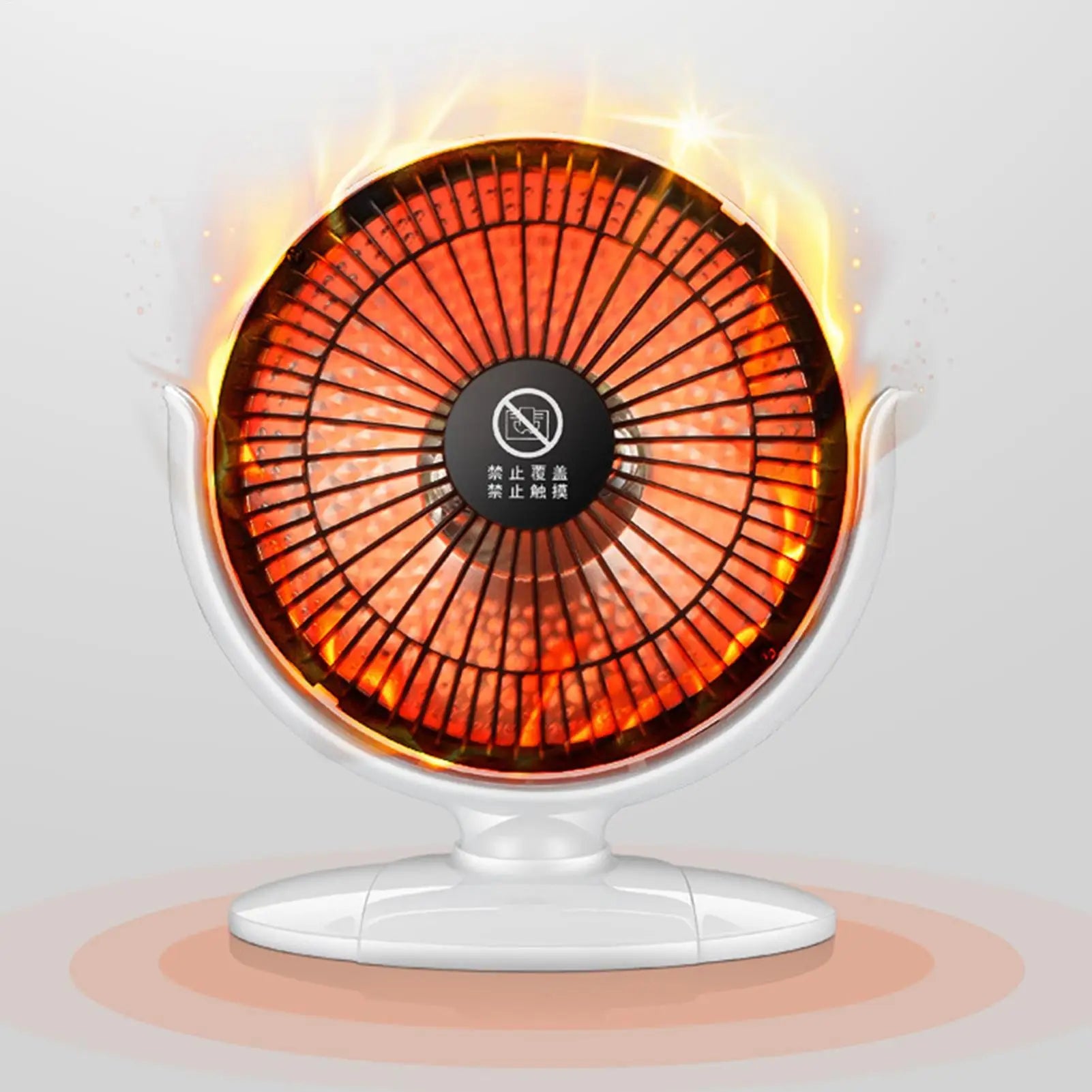 Small Desk Heater 200W Portable Appliances Lightweight Desk Space Heater For Office Home Bedroom Indoor Bathroom Living Room