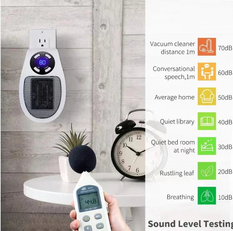 Portable Heater Electric Heater Convenient Room Heater Heating Warm Air Blower Wall Mounted Winter Warmer Machine Home Appliance