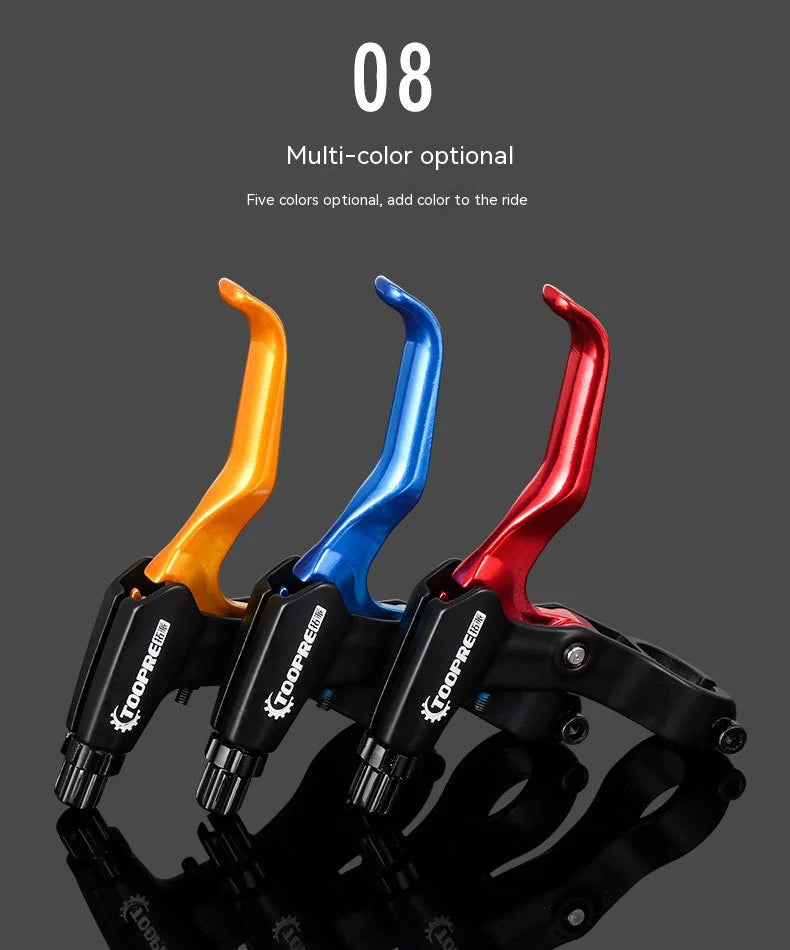 1 Pair Super Iight Aluminum Alloy Mountain Bike Brake Lever With Bell V-Brake Bicycle Parts Bicycle Accessories